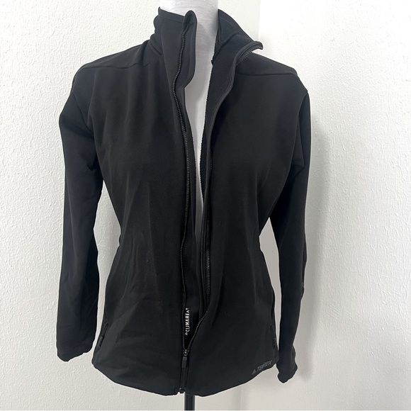 Adidas Women Terrex Climaheat Insulation Warmth Medium Full Zip Textured Jacket - Picture 1 of 13